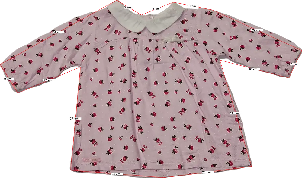 Rózsaszín Overkids Ruha EU 62 / UK 0-3 hónap / US 0-3 hónap