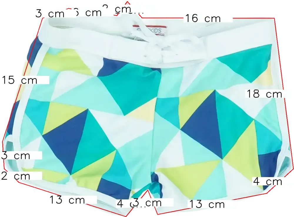 Többszínű Overkids Fürdőnadrág EU 110 / UK 5 év / US 5 év/XS