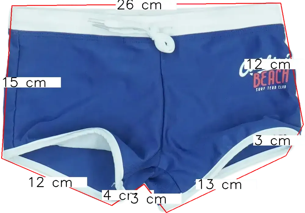 Kék Overkids Fürdőnadrág EU 110 / UK 5 év / US 5 év/XS