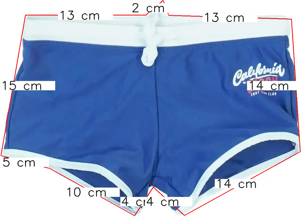 Kék Overkids Fürdőnadrág EU 116 / UK 6 év / US 6 év/S