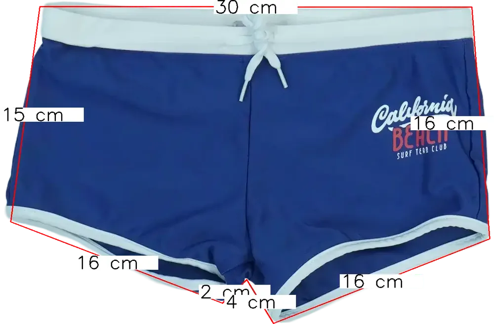 Kék Overkids Fürdőnadrág EU 128 / UK 8 év / US 8 év/M