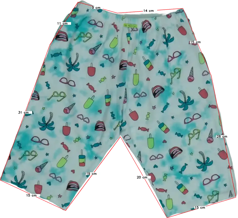 Fehér Overkids Rövidnadrág EU 140 / UK 10 év / US 10 év/L