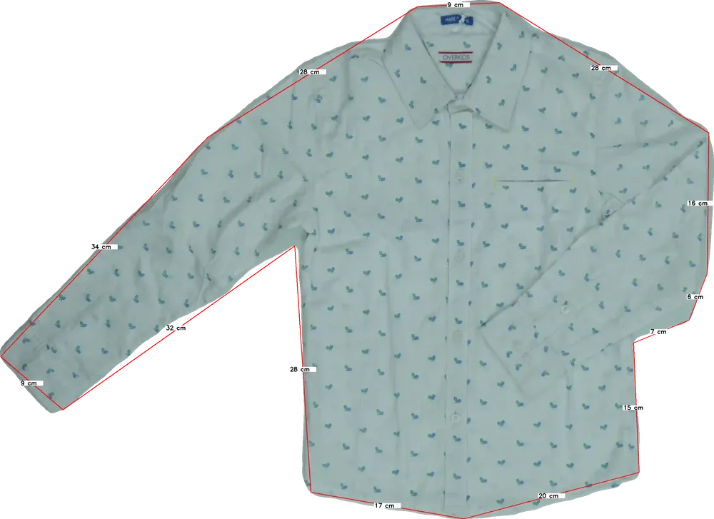 Fehér Overkids Ing EU 116 / UK 6 év / US 6 év/S