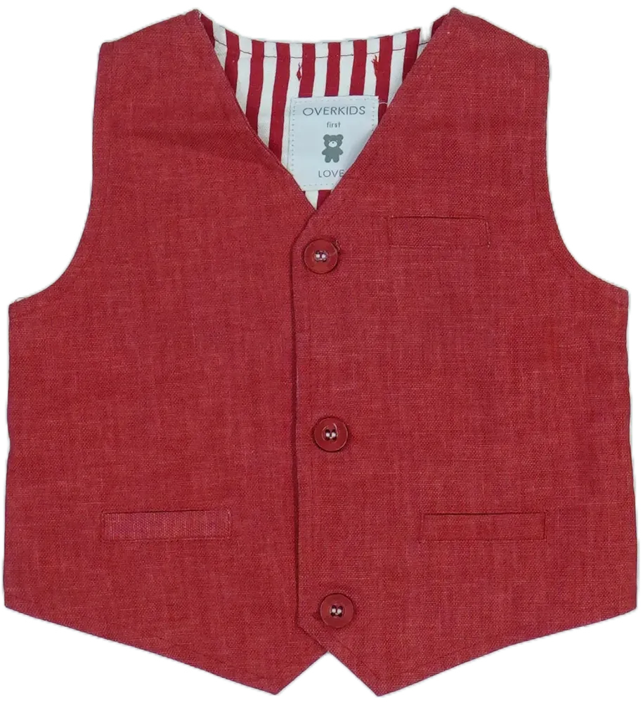 Piros Overkids Mellény EU 74 / UK 6-9 hónap / US 6-9 hónap