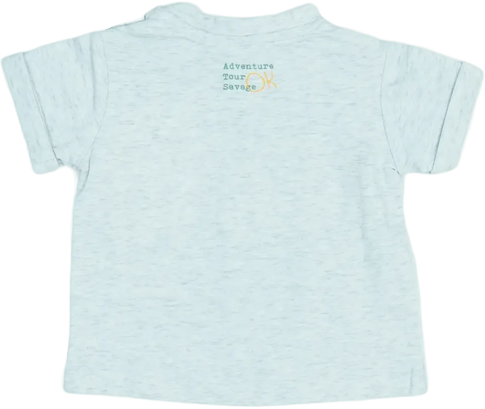 Szürke Overkids Póló EU 68 / UK 3-6 hónap / US 3-6 hónap