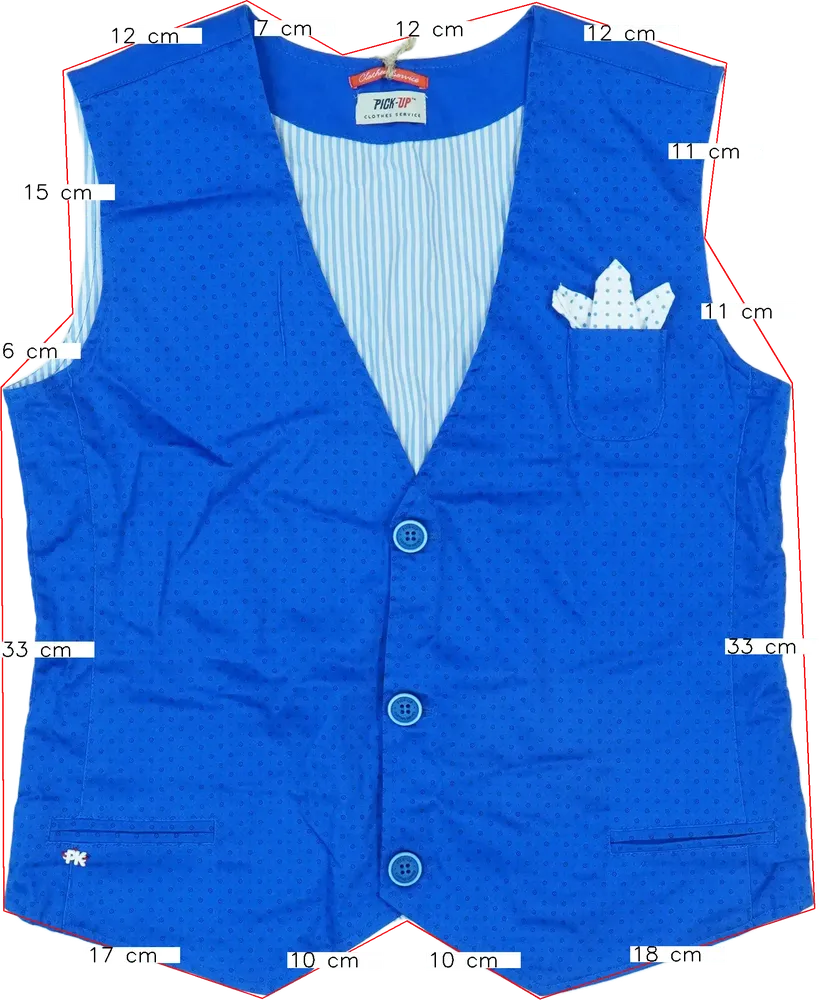 Kék Pick Up TM Mellény EU 164 / UK 14 év / US 14 év/XL