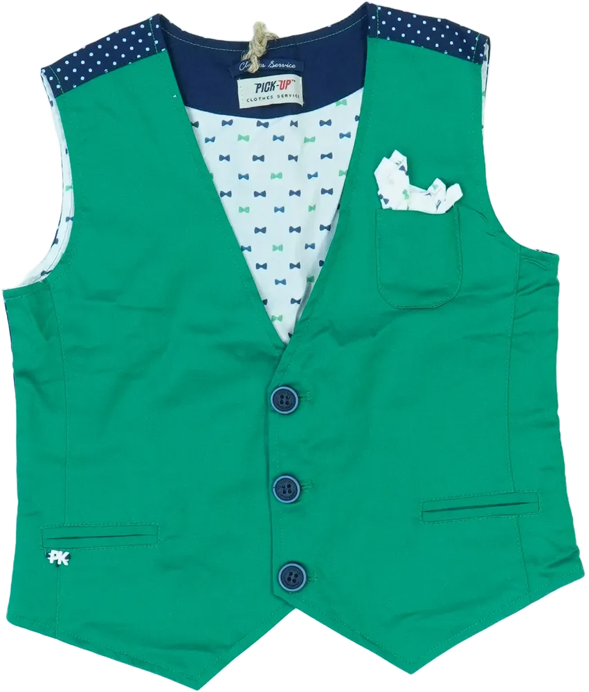 Zöld Pick Up TM Mellény EU 110 / UK 5 év / US 5 év/XS