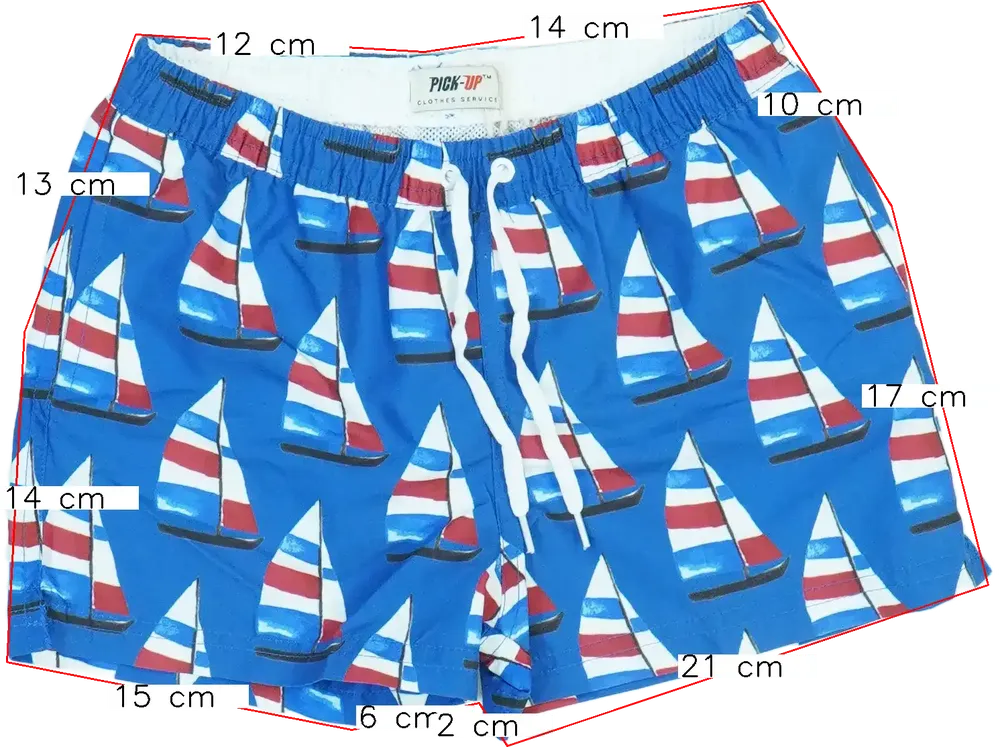 Kék Pick Up TM Fürdőnadrág EU 122 / UK 7 év / US 7 év/M