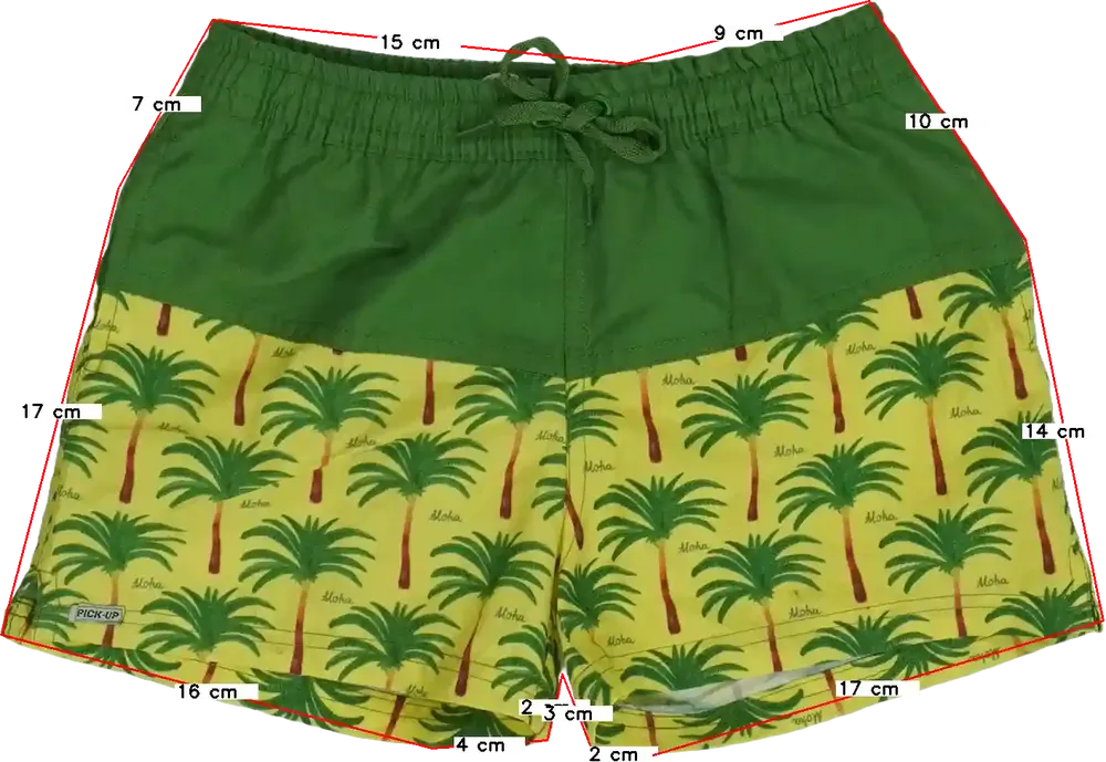 Zöld Overkids Fürdőnadrág EU 110 / UK 5 év / US 5 év/XS