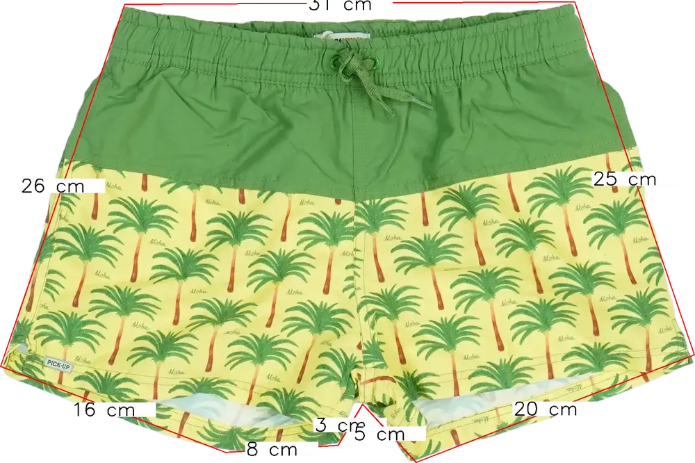 Zöld Overkids Fürdőnadrág EU 128 / UK 8 év / US 8 év/M