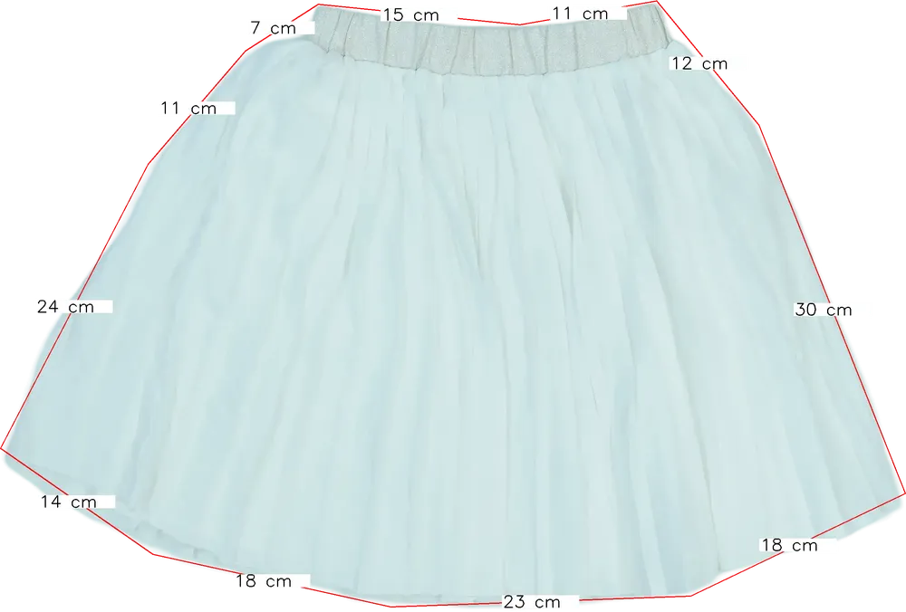 Fehér Overkids Szoknya EU 116 / UK 6 év / US 6 év/S