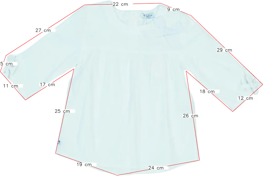 Fehér Overkids Blúz EU 110 / UK 5 év / US 5 év/XS