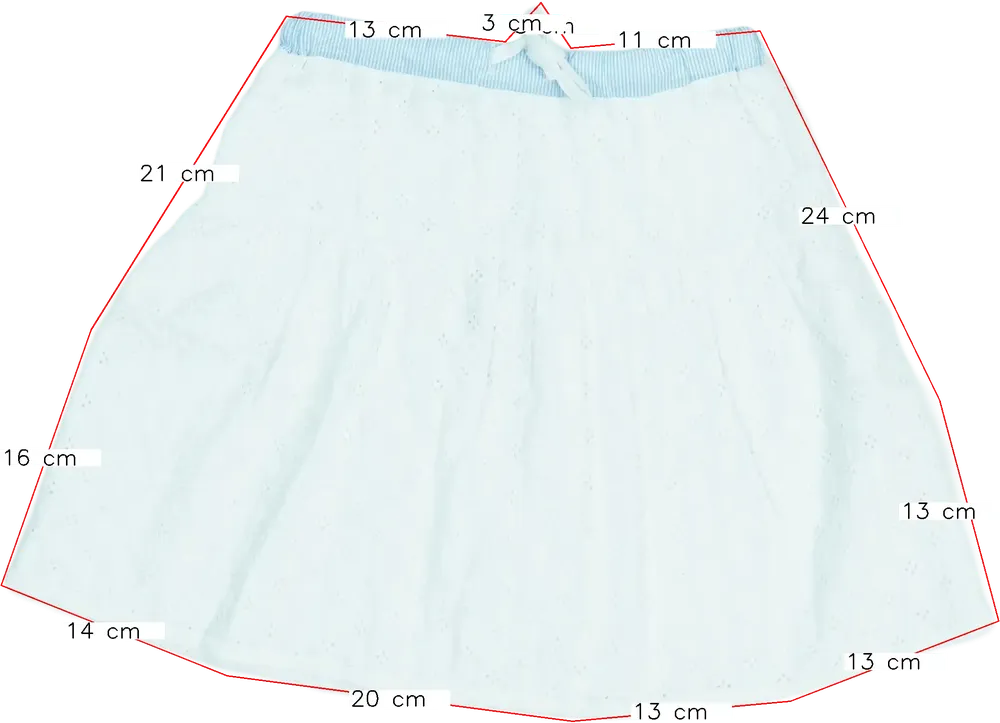 Fehér Overkids Szoknya EU 116 / UK 6 év / US 6 év/S