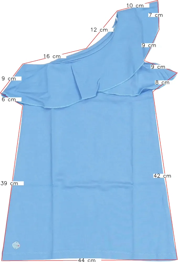 Kék Overkids Póló EU 122 / UK 7 év / US 7 év/M