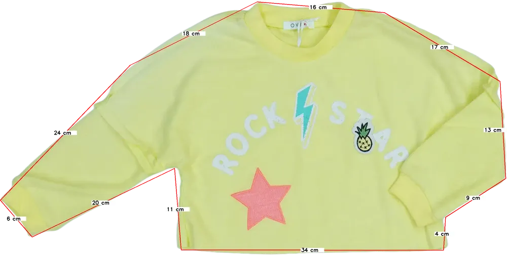 Sárga Overkids Kötött pulcsi EU 92 / UK 2 év / US 2T