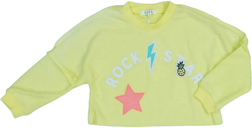 Sárga Overkids Kötött pulcsi EU 92 / UK 2 év / US 2T