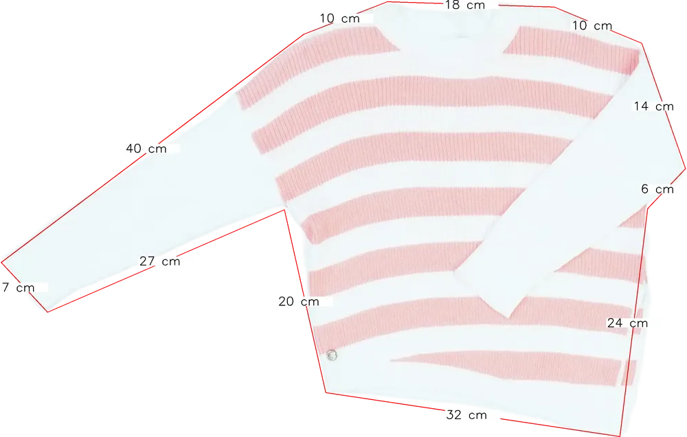 Rózsaszín OVS Kötött pulcsi EU 104 / UK 4 év / US 4T/XS