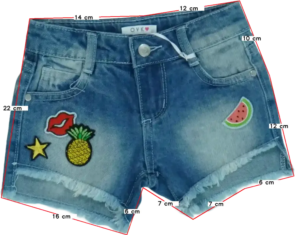 Kék Overkids Rövidnadrág EU 92 / UK 2 év / US 2T