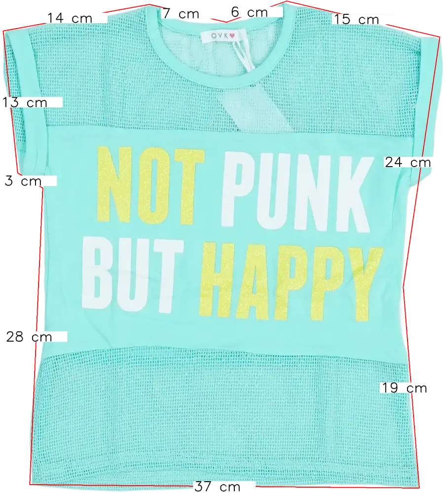 Kék Overkids Póló EU 110 / UK 5 év / US 5 év/XS