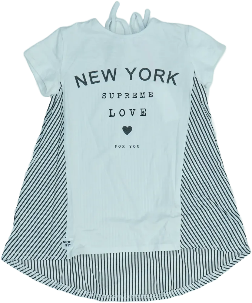 Fehér Overkids Tunika EU 116 / UK 6 év / US 6 év/S