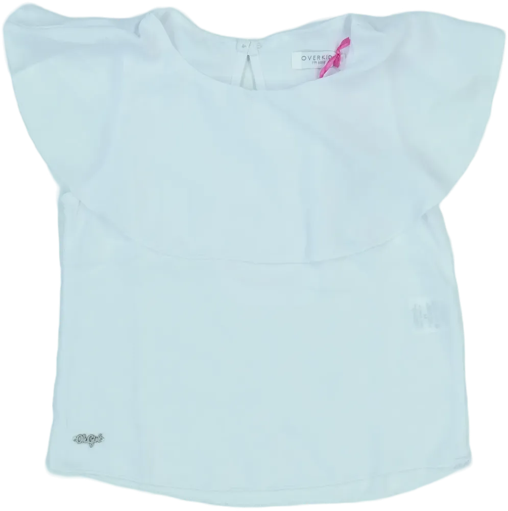 Fehér Overkids Blúz EU 110 / UK 5 év / US 5 év/XS