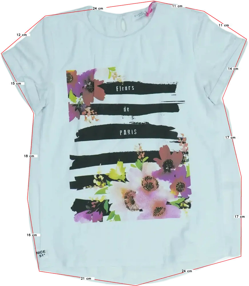 Fehér Overkids Blúz EU 152 / UK 12 év / US 12 év/L