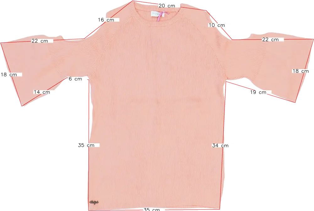 Rózsaszín Overkids Póló EU 128 / UK 8 év / US 8 év/M