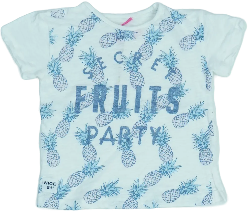 Fehér Overkids Póló EU 104 / UK 4 év / US 4T/XS