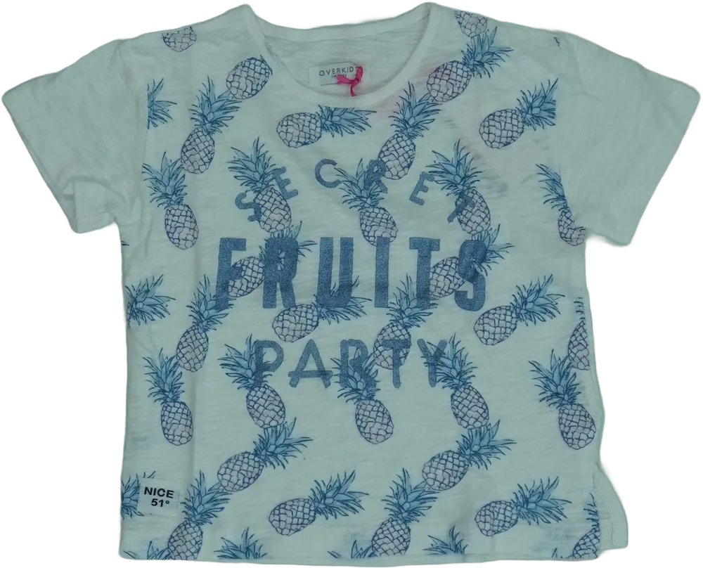 Fehér Overkids Póló EU 110 / UK 5 év / US 5 év/XS