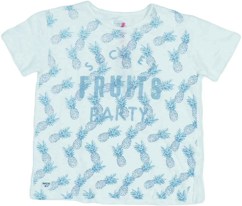 Fehér Overkids Póló EU 92 / UK 2 év / US 2T