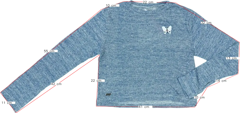 Kék Overkids Kötött pulcsi EU 158 / UK 13 év / US 14 év/XL