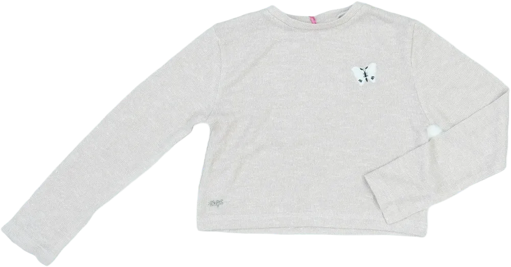 Rózsaszín Overkids Kötött pulcsi EU 128 / UK 8 év / US 8 év/M