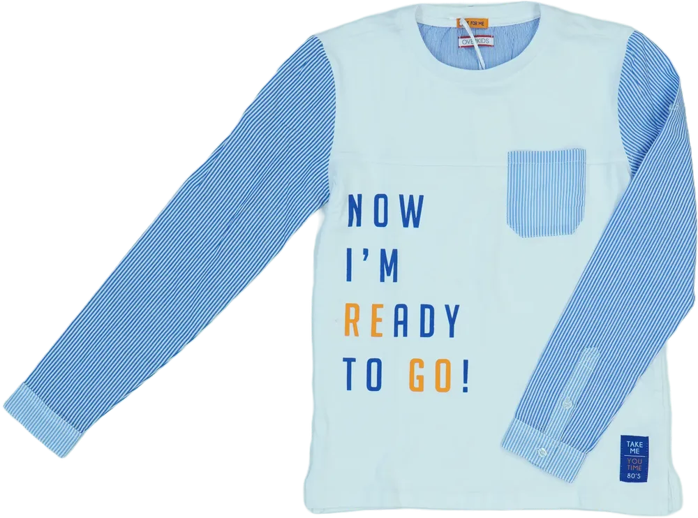 Többszínű Overkids Hosszú ujjú felső EU 152 / UK 12 év / US 12 év/L