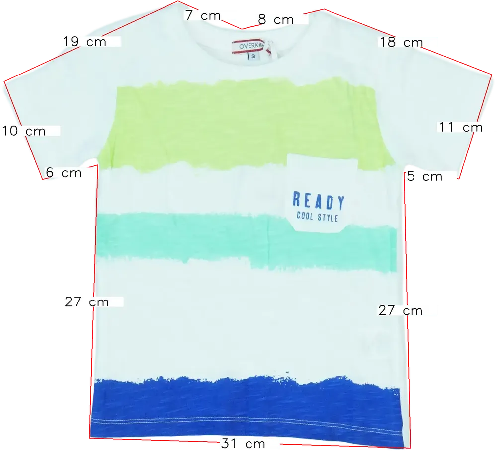 Többszínű Overkids Póló EU 98 / UK 3 év / US 3T