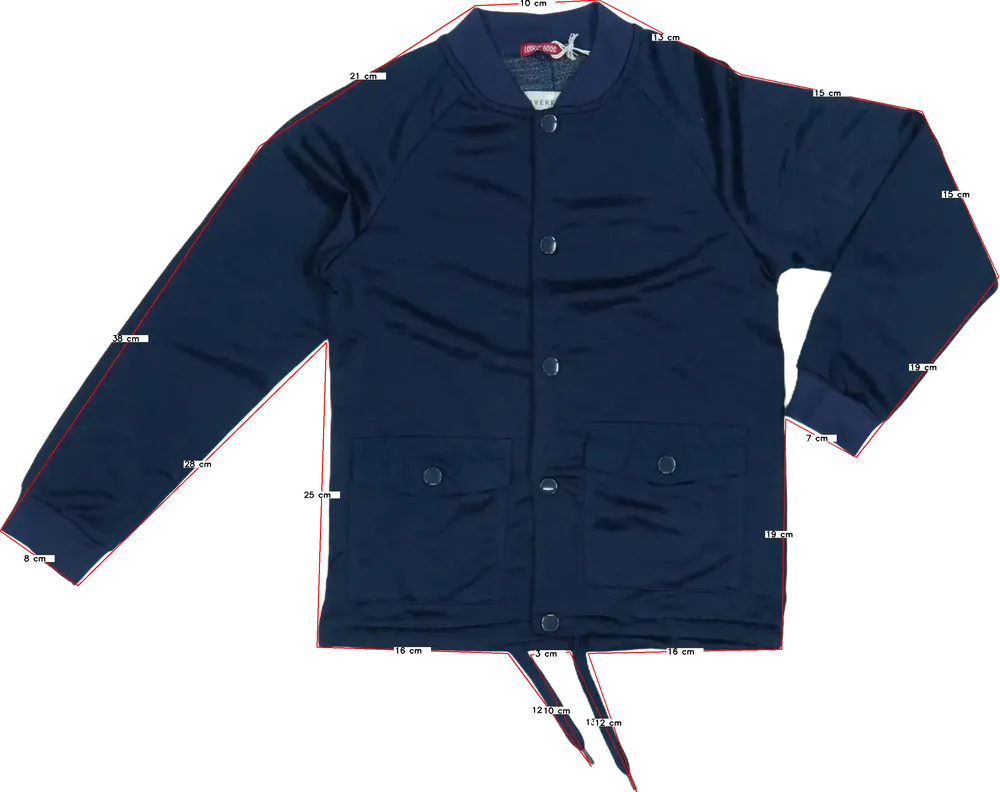 Kék Overkids Dzseki EU 128 / UK 8 év / US 8 év/M