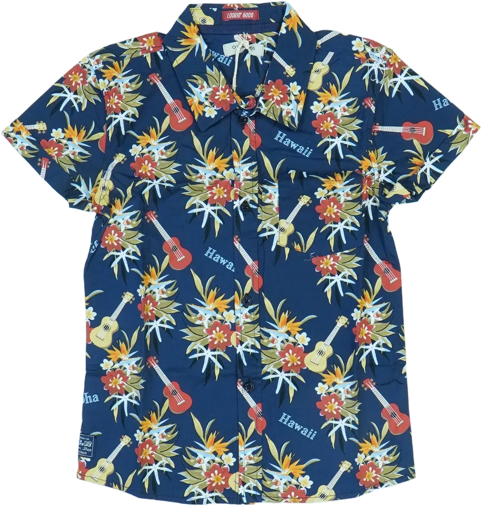 Kék Overkids Ing EU 116 / UK 6 év / US 6 év/S