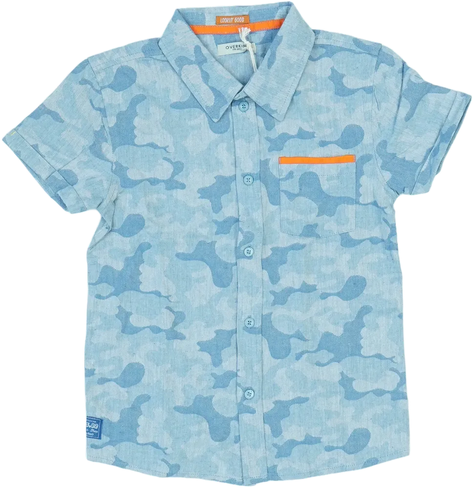 Kék Overkids Ing EU 122 / UK 7 év / US 7 év/M