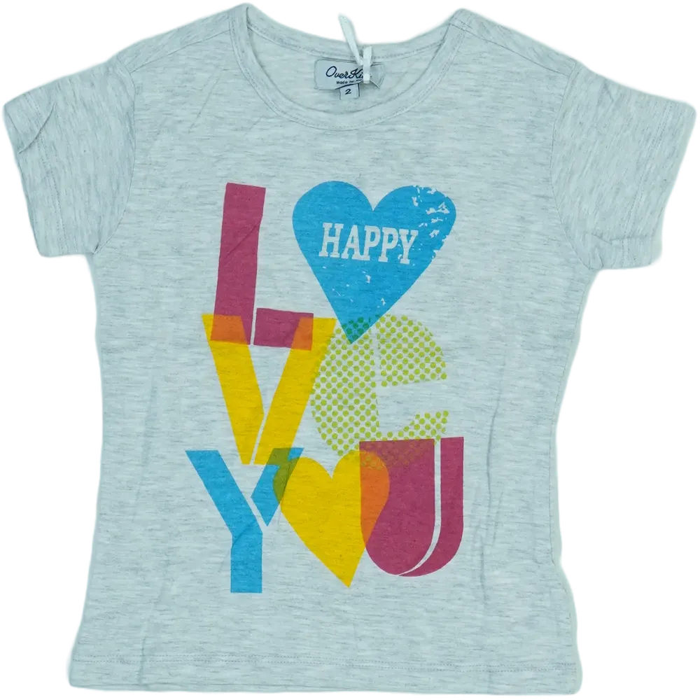 Szürke Overkids Póló EU 92 / UK 2 év / US 2T