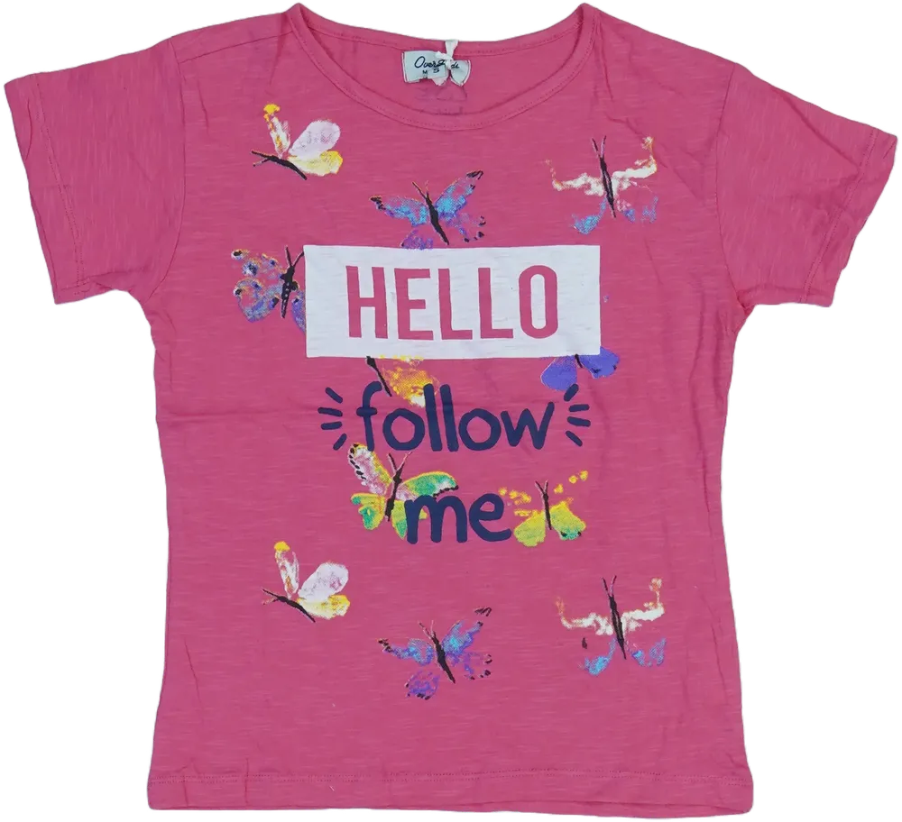 Rózsaszín Overkids Póló EU 116 / UK 6 év / US 6 év/S