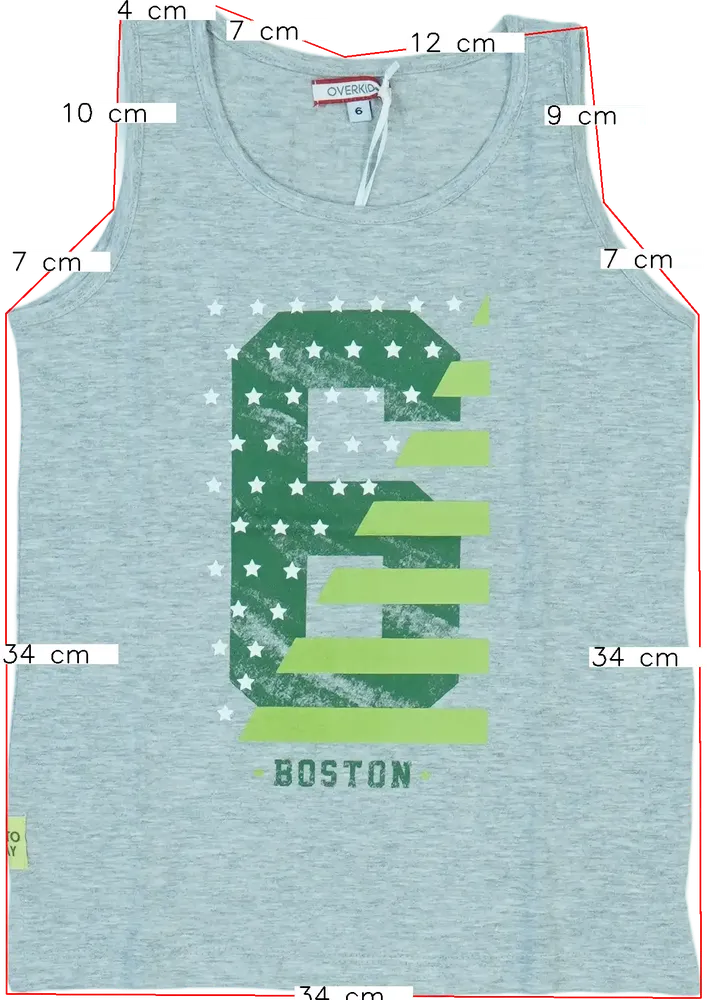 Szürke Overkids Fiú / Férfi atléta EU 116 / UK 6 év / US 6 év/S