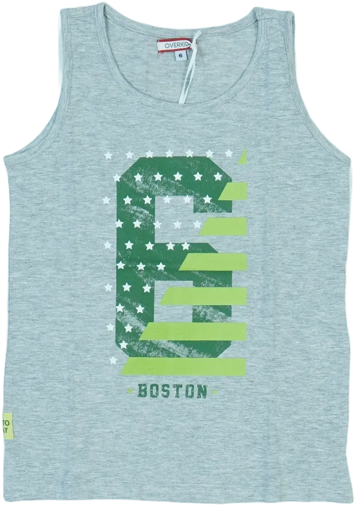 Szürke Overkids Fiú / Férfi atléta EU 116 / UK 6 év / US 6 év/S