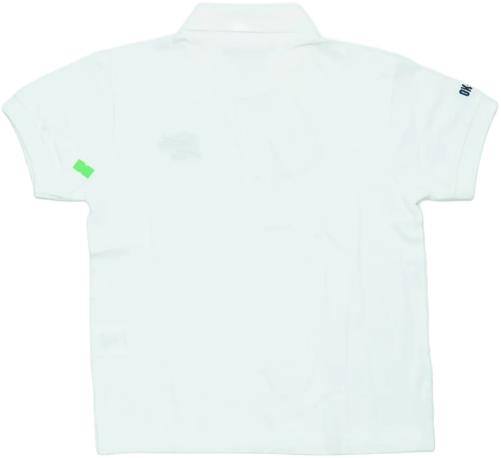 Fehér Overkids Galléros póló EU 110 / UK 5 év / US 5 év/XS