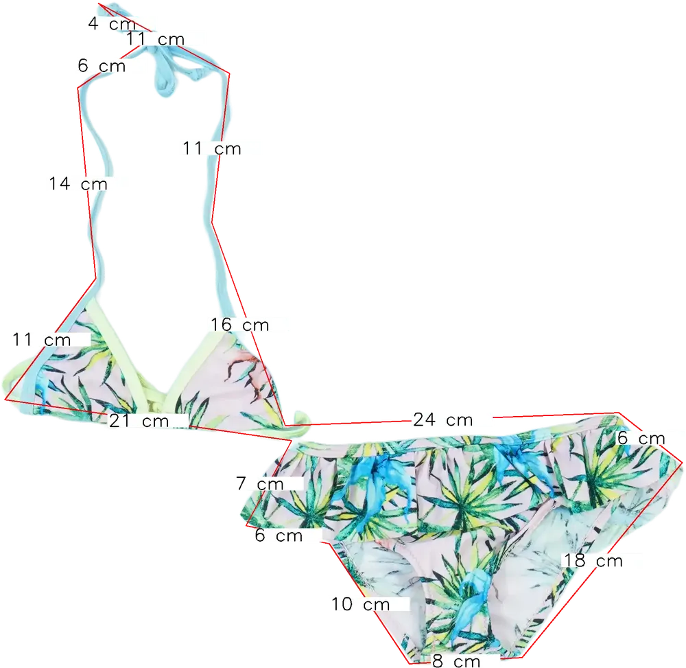 Rózsaszín Overkids Bikini EU 104 / UK 4 év / US 4T/XS