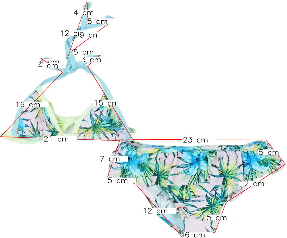 Többszínű Overkids Bikini EU 116 / UK 6 év / US 6 év/S