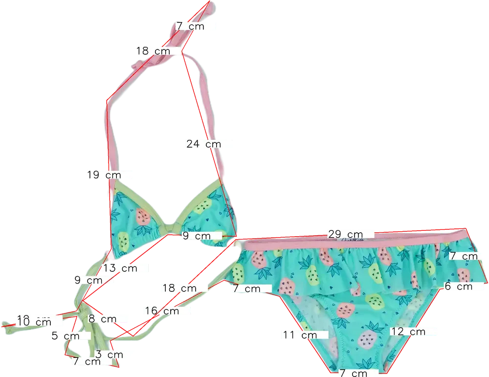 Kék Overkids Bikini EU 116 / UK 6 év / US 6 év/S