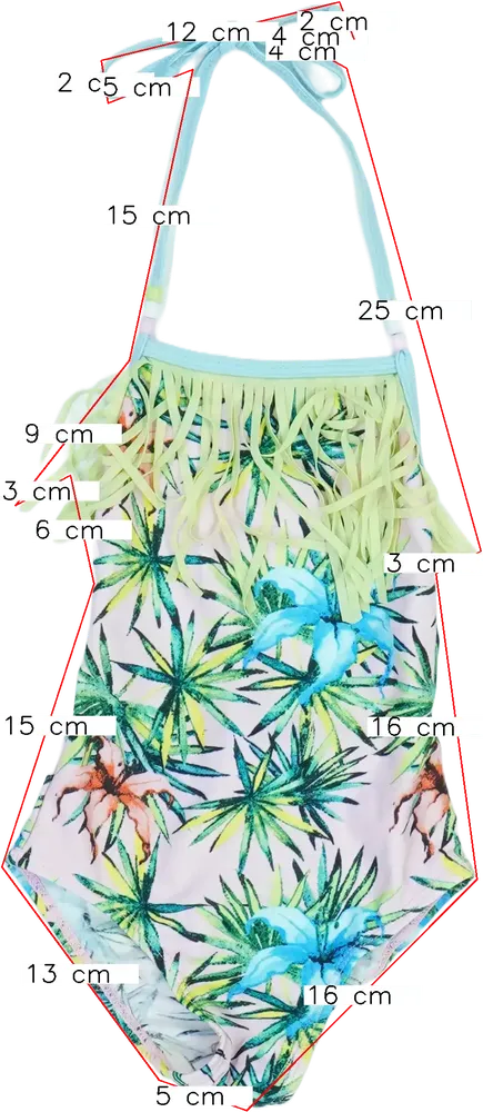 Rózsaszín Overkids Fürdőruha EU 92 / UK 2 év / US 2T