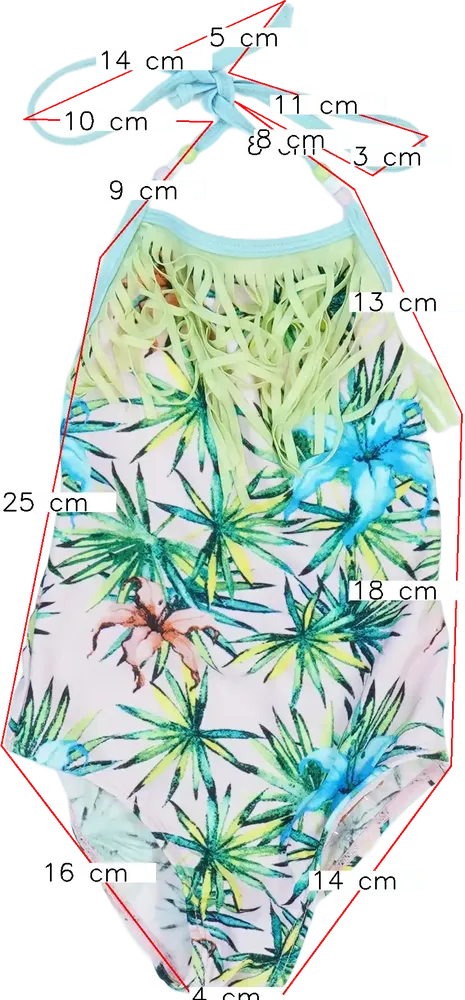 Rózsaszín Overkids Fürdőruha EU 98 / UK 3 év / US 3T