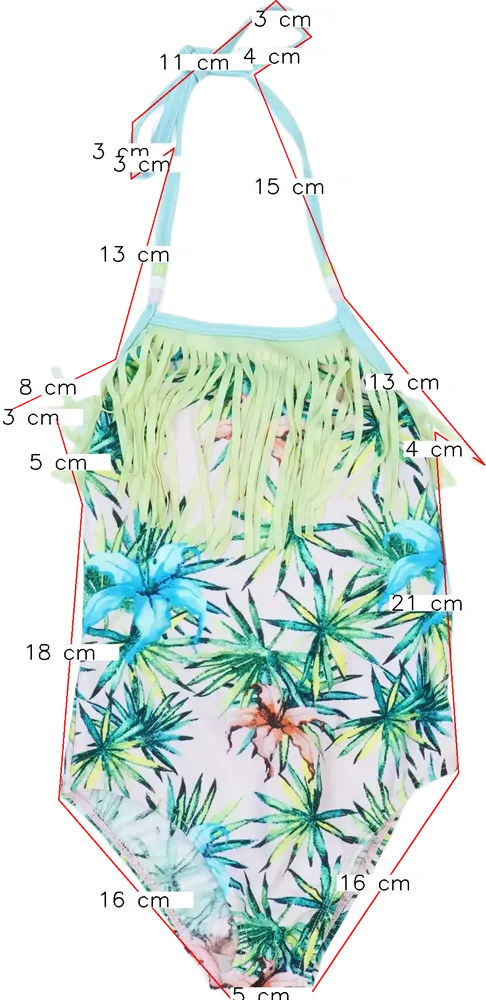 Rózsaszín Overkids Fürdőruha EU 104 / UK 4 év / US 4T/XS