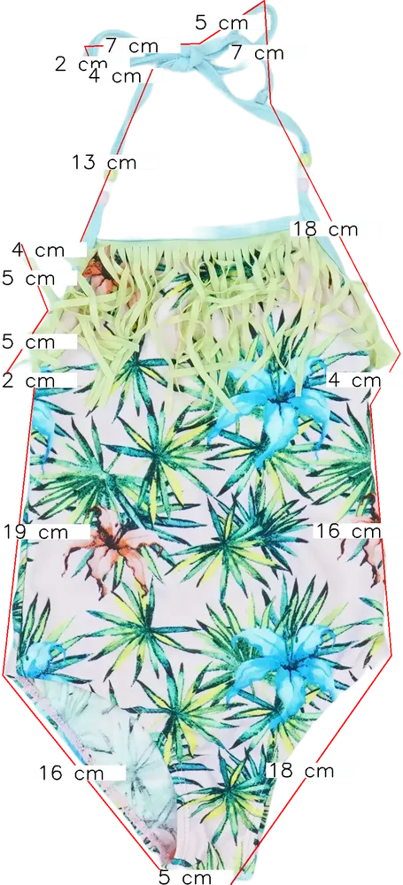 Rózsaszín Overkids Fürdőruha EU 110 / UK 5 év / US 5 év/XS