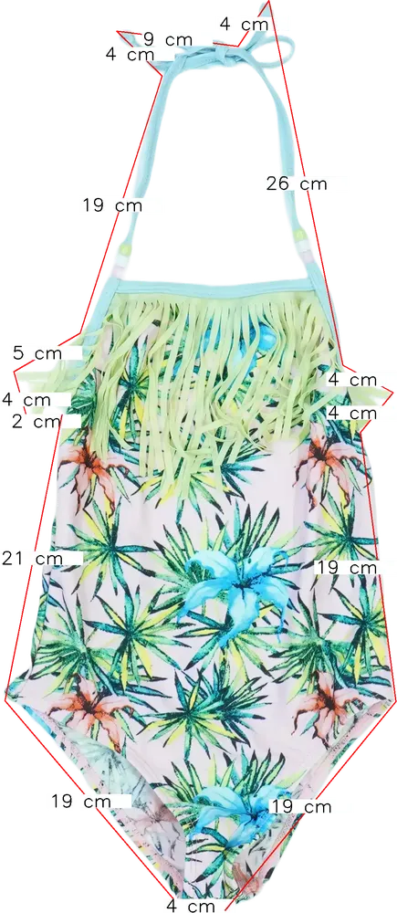 Rózsaszín Overkids Fürdőruha EU 116 / UK 6 év / US 6 év/S